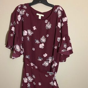 Lark & Ro knee length wrap dress